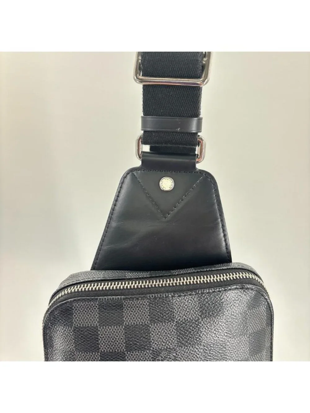 Louis Vuitton Damier Graphite Sling Bag Black